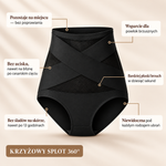 majtki modelujące z wysokim stanem
