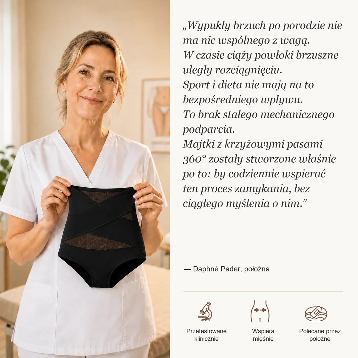 majtki modelujące z wysokim stanem